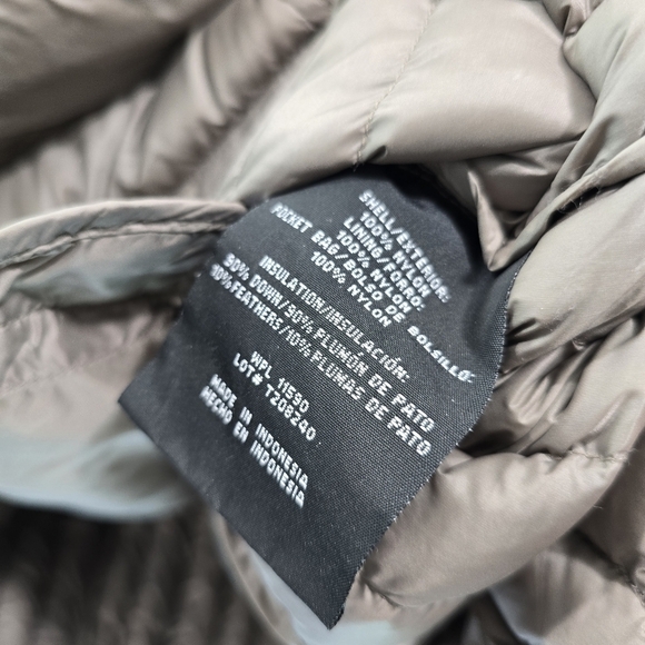 Aventura Down Puffer Jacket Womens XS Brown Parka Coat Hood Long FP Packable - Picture 5 of 15